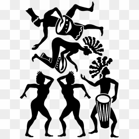 Transparent Africa Silhouette Png - African Dance Silhouette, Png Download - africa silhouette png