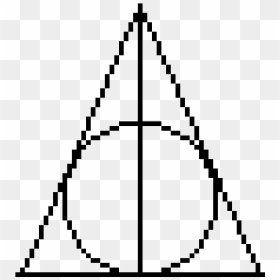 The Deathly Hallows - Sans Face Pixel Art, HD Png Download - percy jackson png