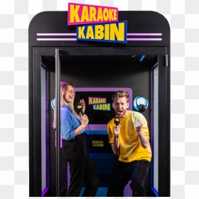 Karaoke Kabin Front - Arcade Game, HD Png Download - karaoke singer png