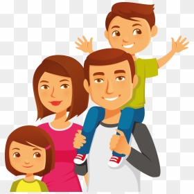 Planner Clipart Family Plan, Planner Family Plan Transparent - صور عائلية, HD Png Download - family cartoon png