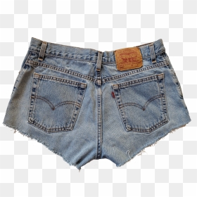 High Waist Vintage Levi"s Denim Shorts "  Class="lazyload - Denim Shorts Levis Png, Transparent Png - jean shorts png