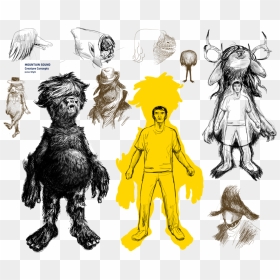 Monster1web, HD Png Download - cartoon mountains png