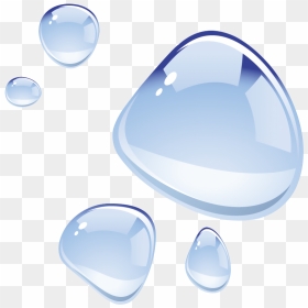Drop Water Clip Art Drops Icon Transprent - Rear-view Mirror, HD Png Download - water drop icon png