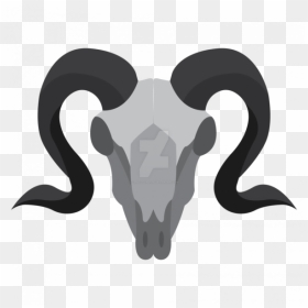 Goat Skull Logo Png, Transparent Png - goat skull png