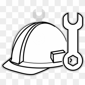 Hard Hat Coloring Page, HD Png Download - hard hat icon png