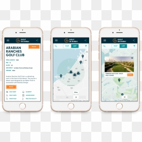 Golf In Dubai Mobile Site Pages - Iphone, HD Png Download - golf course png