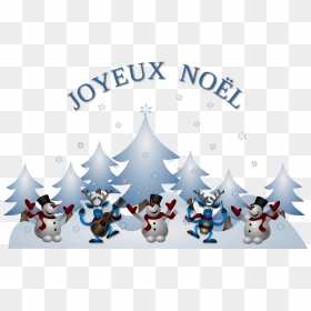 Joyeux Noel Card Front Clip Arts - Craciun Fericit In Franceza, HD Png Download - papai noel png