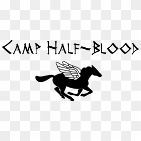 Camp Half Blood Text, HD Png Download - percy jackson png
