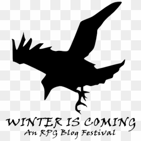 Raven Silhouette, HD Png Download - winter is coming png