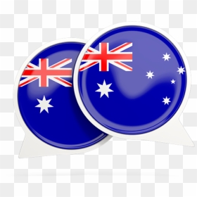 Round Chat Icon - Flag Of Australia, HD Png Download - chat icons png
