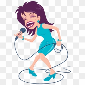 Singer Png Free Image Download Pop Singer Cartoon- - Singer Clipart, Transparent Png - karaoke singer png