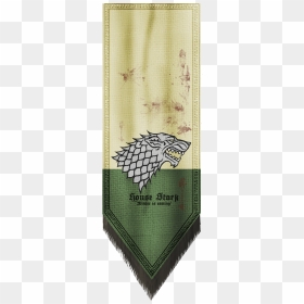 House Stark Banner By Andy-butnariu - House Stark Banner Png, Transparent Png - winter is coming png