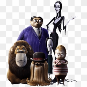 Addams Family Characters - Addams Family 2019 Morticia, HD Png Download - family cartoon png