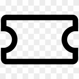 The Ticket Icon Starts As A Rectangle Shape, HD Png Download - rectangle shape png