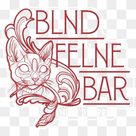 Blind Feline Main Nobackground - Illustration, HD Png Download - cat ear png