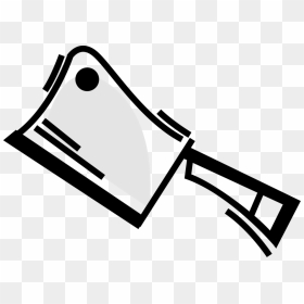 Knife Clipart Meat Cleaver, HD Png Download - cleaver png