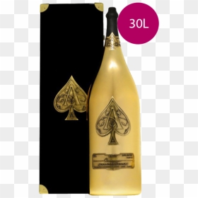 Armand De Brignac Ace Of Spades Champagne Rose, HD Png Download - gold champagne bottle png