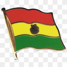 Bolivia Flag Pin, Badge - Mexican Flag Drawing Easy, HD Png Download - bolivia flag png