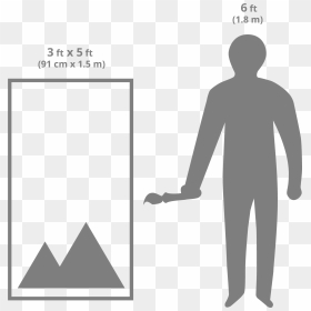 Art Sizing Scale Image - 18 X 24 To Scale, HD Png Download - human scale png