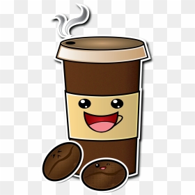 Coffee Cup Happy Transparent & Png Clipart Free Download - Coffee Animated, Png Download - starbucks coffee cup png