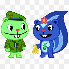 Cozyforest - Happy Tree Friends Flippy Petunia, HD Png Download - petunia png