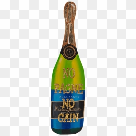 Champagne, HD Png Download - gold champagne bottle png