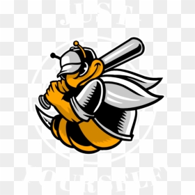 Just Bee Yourself - Bee Baseball, HD Png Download - bee logo png