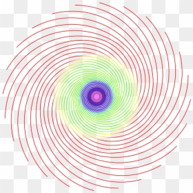 Fibonacci Spiral - Fibonacci Png Spiral Color, Transparent Png - golden spiral png
