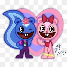 I Drew Petunia And Giggles - Htf Giggles X Petunia, HD Png Download - petunia png