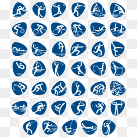Olympic Games Rio 2016 Official Png Transparent Pictograms - Olympic Sports Logos, Png Download - olympic png