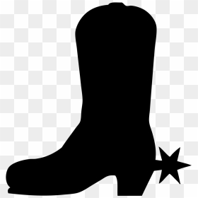 Cowboy Boot Silhouette Png - Silhouette Cowboy Boots Clipart, Transparent Png - cowgirl silhouette png