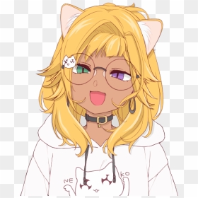 Discord Profile Picture For Girls, HD Png Download - cat girl png