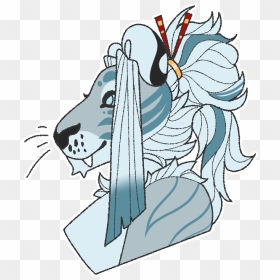 [c] Blue Tiger Icon - Cartoon, HD Png Download - tiger icon png