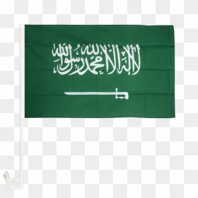 Saudi Arabia Car Flag - Saudi Arabia Flag, HD Png Download - saudi arabia flag png