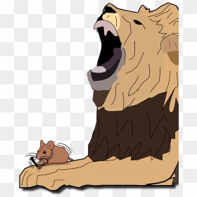 Lion And Mouse Splinter, HD Png Download - splinter png