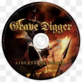 Cdart Artwork - Grave Digger Liberty Or Death Back, HD Png Download - grave digger png
