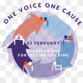 One Voice One Cause - European Day For Victims Of Crime, HD Png Download - voice png