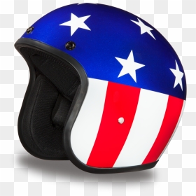 Daytona Helmet Captain America, HD Png Download - captain america mask png