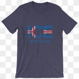 Iceland Flag Short Sleeve Unisex T Shirt - T-shirt, HD Png Download - iceland flag png