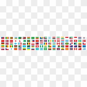 International Flags Banner Png - Banner World Flags Png, Transparent Png - country flags png