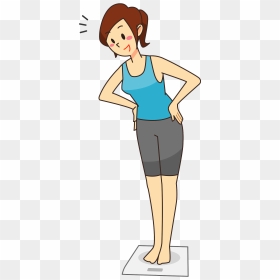Weight Loss Clipart Png, Transparent Png - human scale png