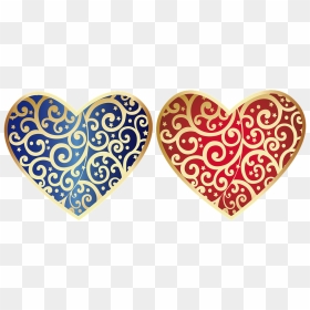 Heart, HD Png Download - red swirls png