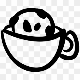 Ice Cream Ball In Cup - Ice Cream, HD Png Download - ice cream icon png