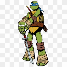 Cartoon Leonardo Ninja Turtle, HD Png Download - splinter png