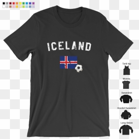 Active Shirt, HD Png Download - iceland flag png