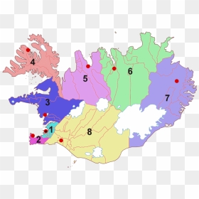 Iceland Flag - Regional Map Of Iceland, HD Png Download - iceland flag png