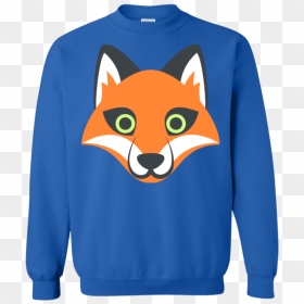 Fox Face Emoji Sweatshirt - Camping Is Love Sweatshirts, HD Png Download - fox face png