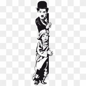 Charlie Chaplin Wall Sticker, HD Png Download - charlie chaplin png
