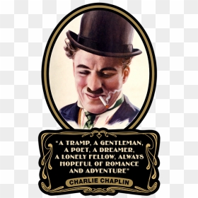 Charlie Chaplin Quotes A Tramp A Poet, HD Png Download - charlie chaplin png