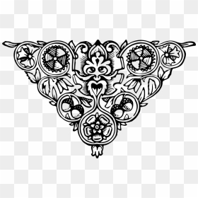 Page Ornament - Beautiful Pen And Ink Illustrations, HD Png Download - vintage ornament png